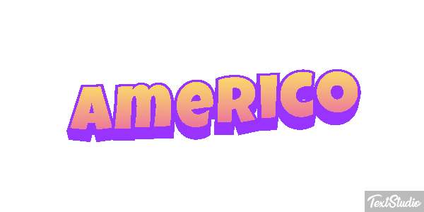 Américo Text effect