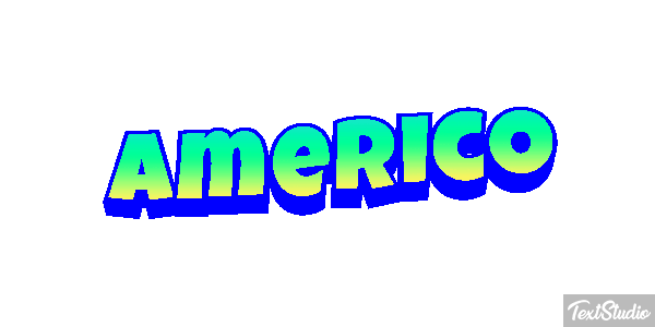 Américo Text effect