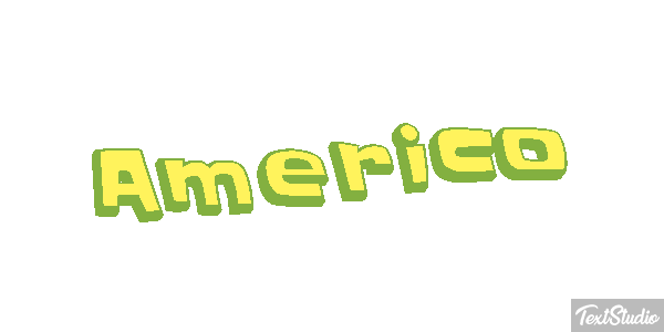 Américo Text effect
