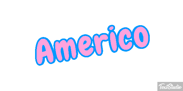 Américo Text effect