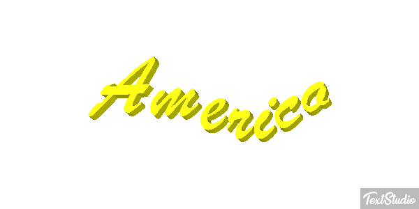 Américo Text effect