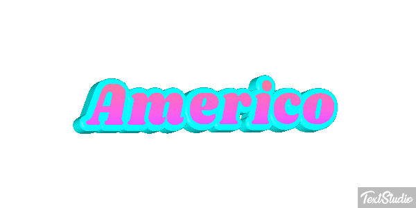 Américo Text effect