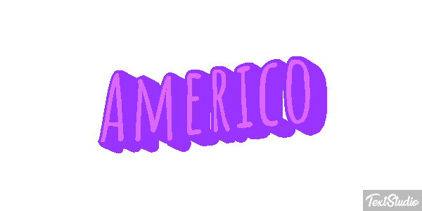 Américo Text effect