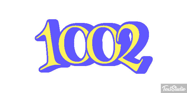 1002 Text effect