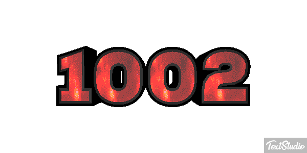 1002 Text effect