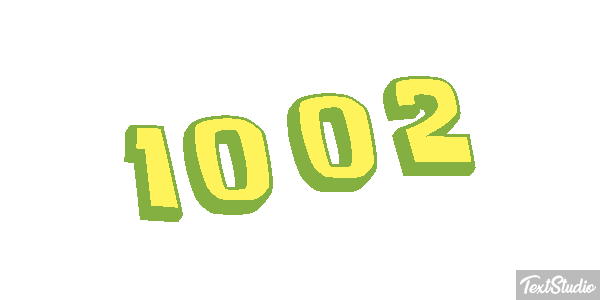 1002 Text effect