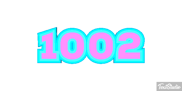 1002 Text effect