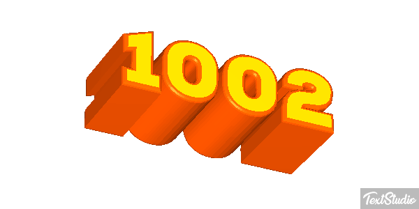 1002 Text effect