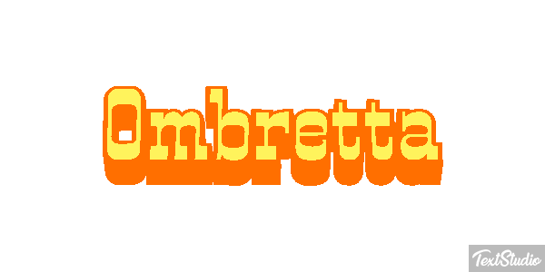 Ombretta Effetto testo
