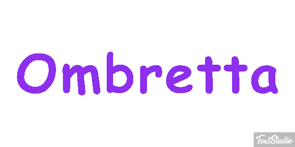 Ombretta Effetto testo