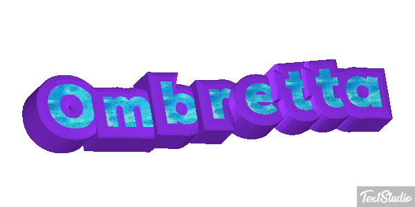 Ombretta Effetto testo