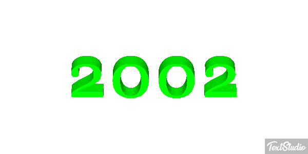 2002 Efecto de texto