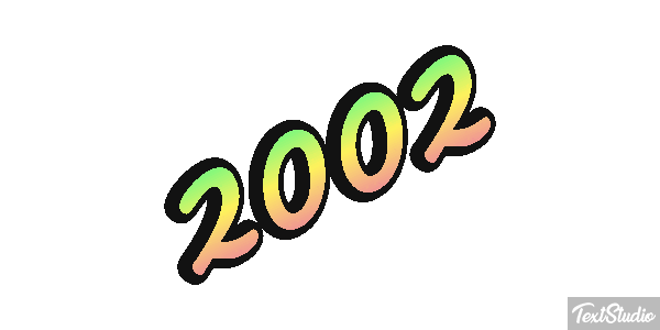 2002 Efecto de texto