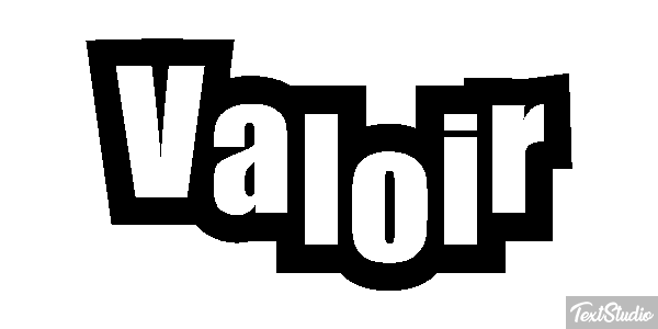 Valoir Effet de texte
