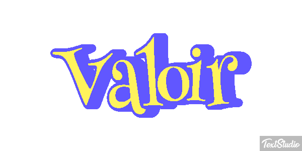 Valoir Effet de texte