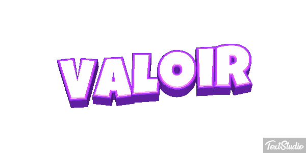 Valoir Effet de texte