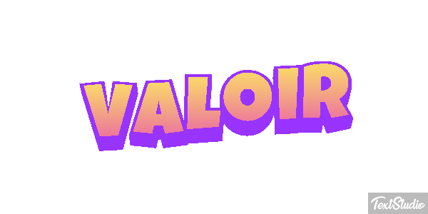 Valoir Effet de texte