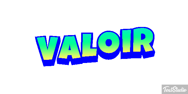 Valoir Effet de texte