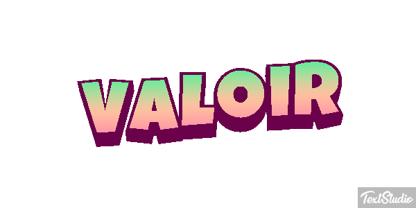 Valoir Effet de texte