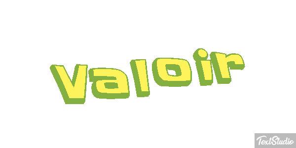 Valoir Effet de texte