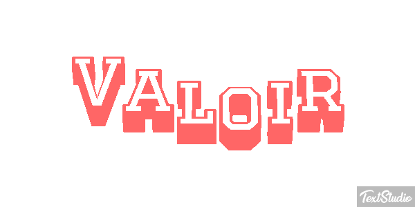 Valoir Effet de texte