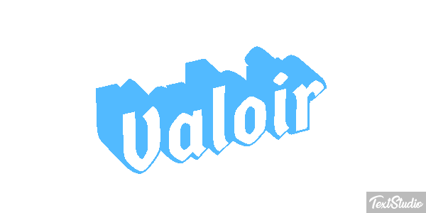 Valoir Effet de texte