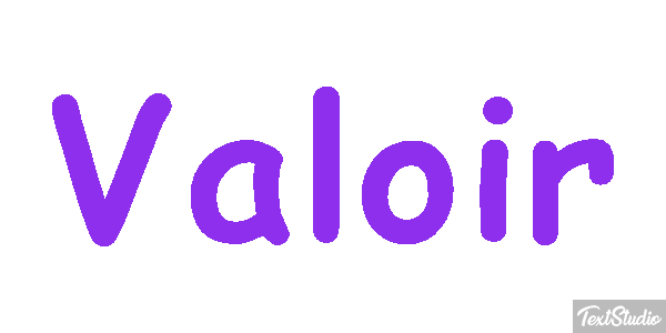 Valoir Effet de texte