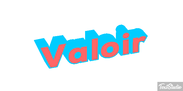 Valoir Effet de texte