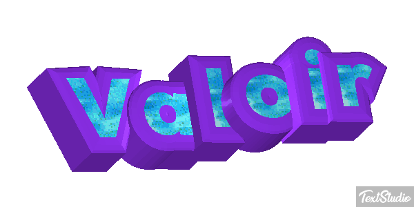 Valoir Effet de texte