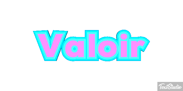 Valoir Effet de texte