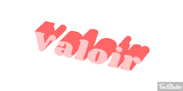 Valoir Effet de texte
