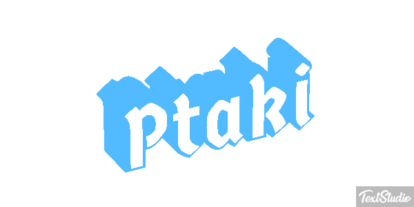 Ptaki Efekt tekstowy