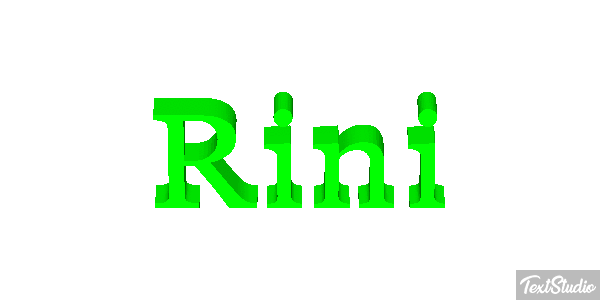 Rini Texteffekt