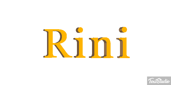 Rini Texteffekt