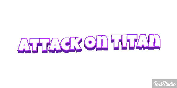 Attack on Titan Metin efekti