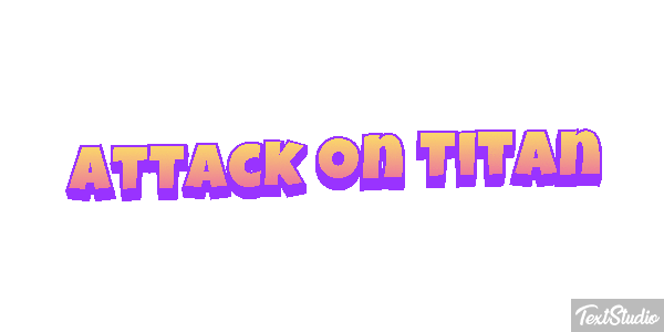 Attack on Titan Metin efekti