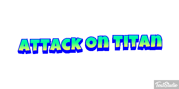 Attack on Titan Metin efekti