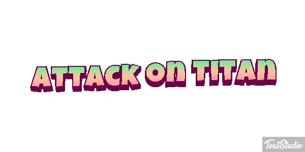 Attack on Titan Metin efekti