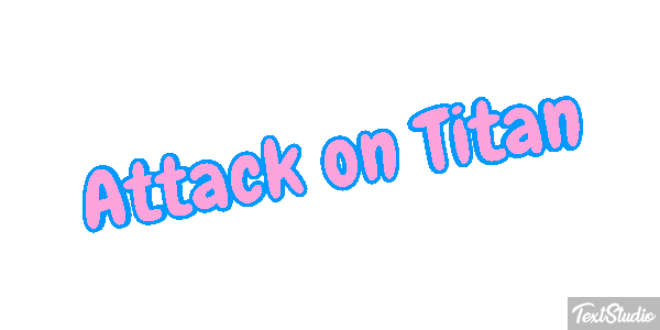 Attack on Titan Metin efekti