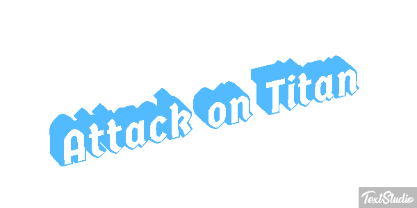Attack on Titan Metin efekti