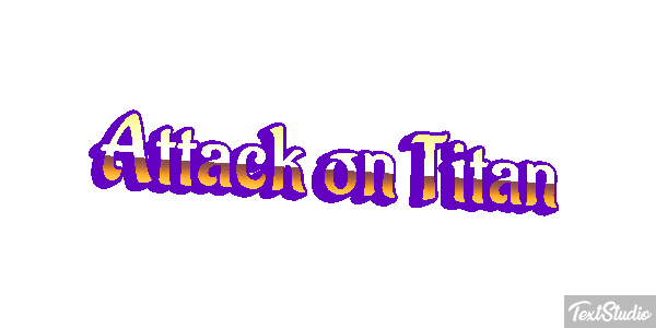Attack on Titan Metin efekti