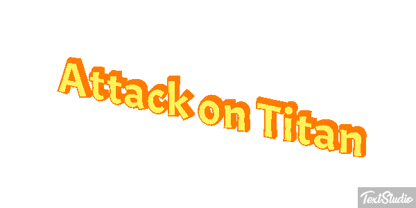 Attack on Titan Metin efekti