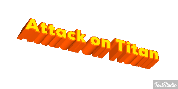 Attack on Titan Metin efekti