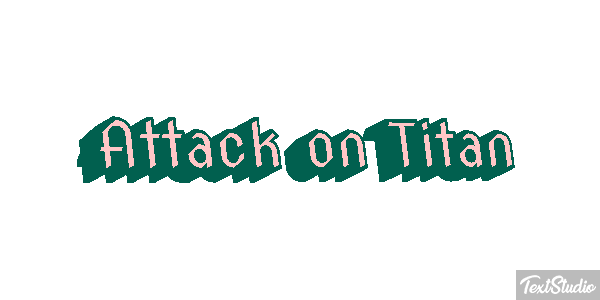 Attack on Titan Metin efekti