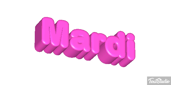 Mardi Texteffekt