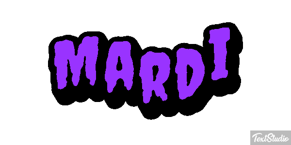 Mardi Texteffekt