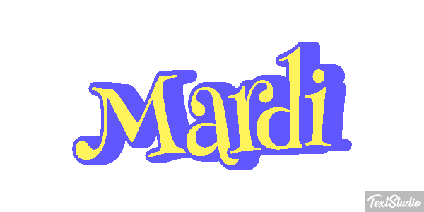 Mardi Texteffekt