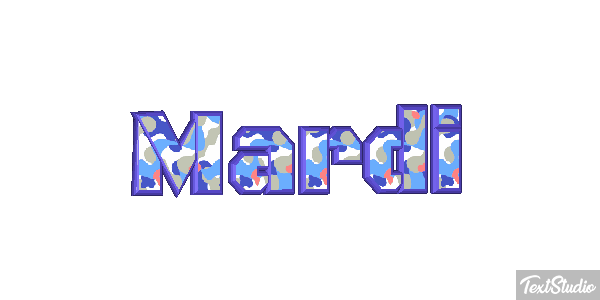 Mardi Texteffekt