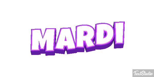 Mardi Texteffekt