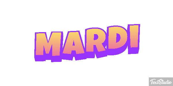Mardi Texteffekt